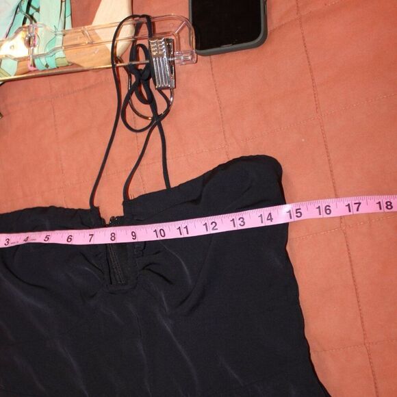 Abercrombie & Fitch Black  Sweetheart Maxi  Dress Women Size Small - Picture 10 of 11